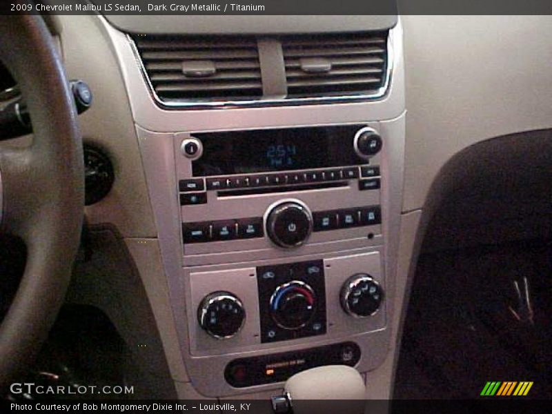 Dark Gray Metallic / Titanium 2009 Chevrolet Malibu LS Sedan