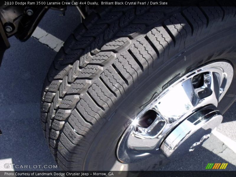 Brilliant Black Crystal Pearl / Dark Slate 2010 Dodge Ram 3500 Laramie Crew Cab 4x4 Dually