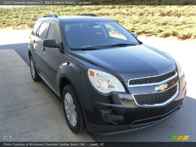 Black Granite Metallic / Jet Black 2010 Chevrolet Equinox LT