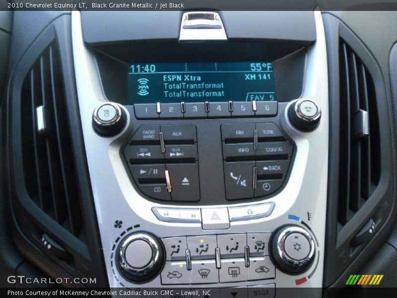 Black Granite Metallic / Jet Black 2010 Chevrolet Equinox LT