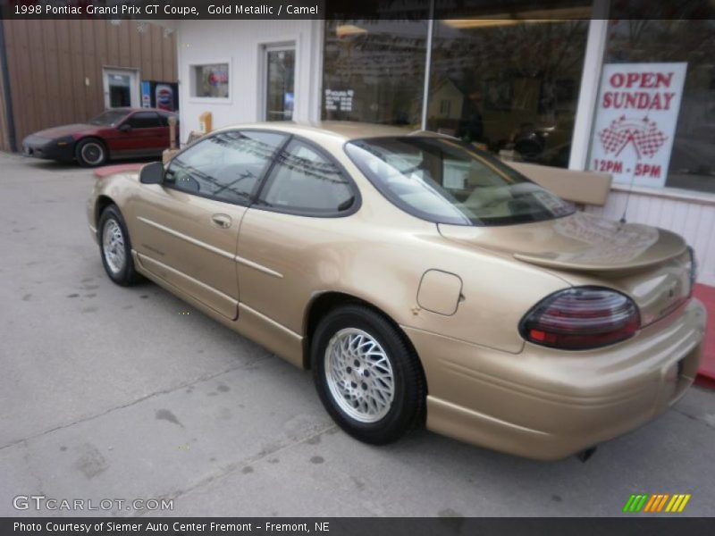 Gold Metallic / Camel 1998 Pontiac Grand Prix GT Coupe