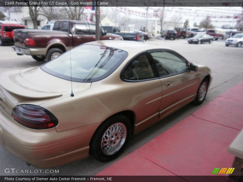 Gold Metallic / Camel 1998 Pontiac Grand Prix GT Coupe