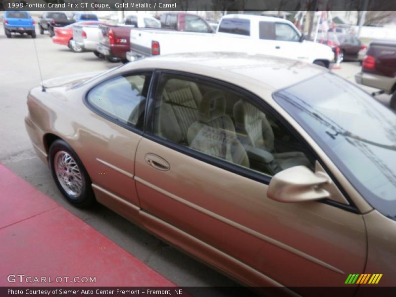 Gold Metallic / Camel 1998 Pontiac Grand Prix GT Coupe