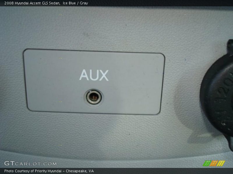 Ice Blue / Gray 2008 Hyundai Accent GLS Sedan