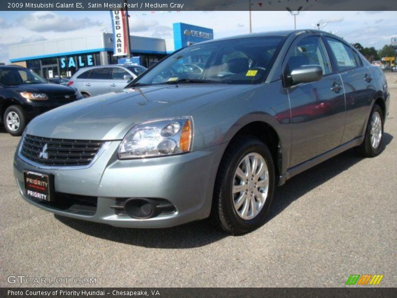 Satin Meisai Pearl / Medium Gray 2009 Mitsubishi Galant ES
