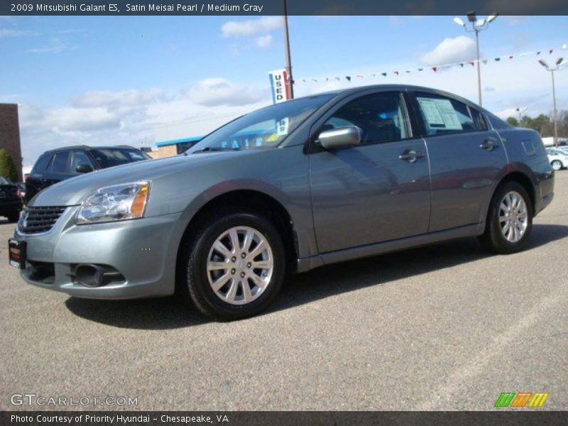 Satin Meisai Pearl / Medium Gray 2009 Mitsubishi Galant ES