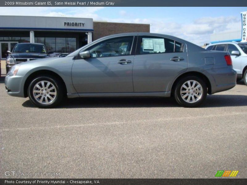 Satin Meisai Pearl / Medium Gray 2009 Mitsubishi Galant ES