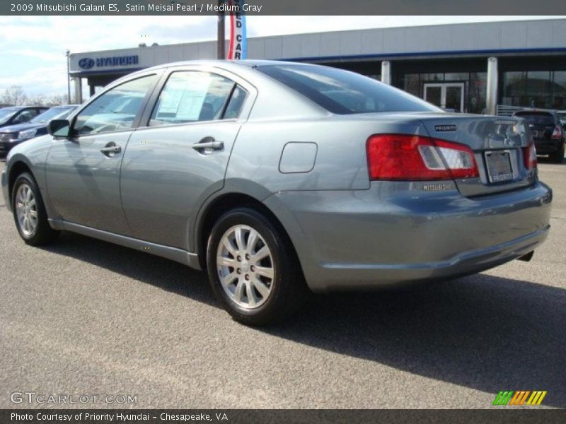 Satin Meisai Pearl / Medium Gray 2009 Mitsubishi Galant ES