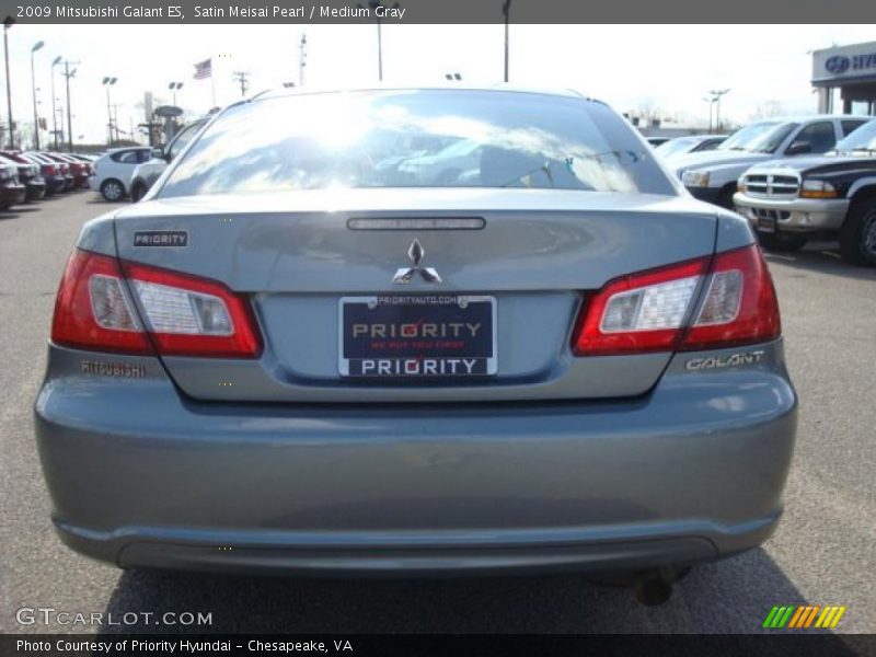 Satin Meisai Pearl / Medium Gray 2009 Mitsubishi Galant ES