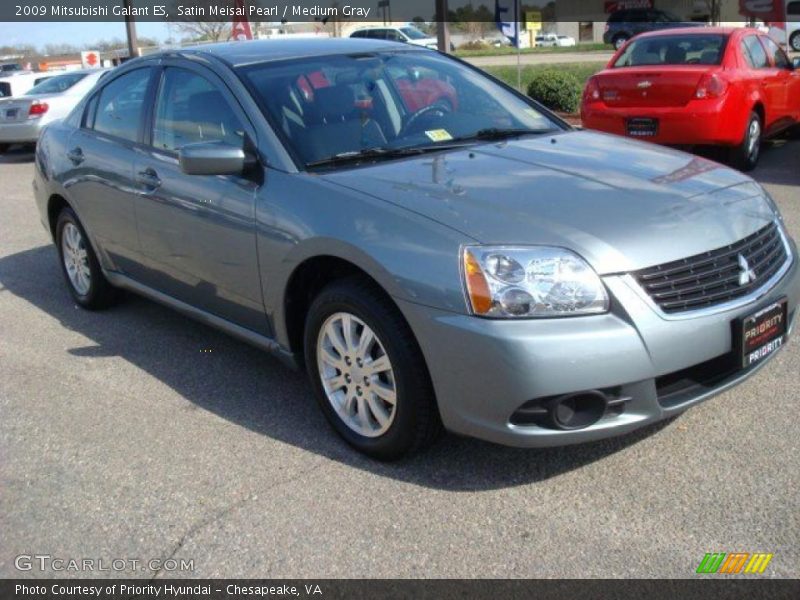 Satin Meisai Pearl / Medium Gray 2009 Mitsubishi Galant ES