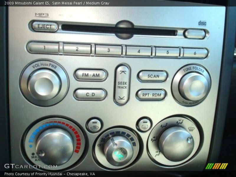 Satin Meisai Pearl / Medium Gray 2009 Mitsubishi Galant ES