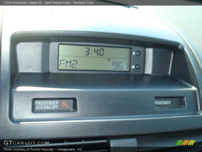 Satin Meisai Pearl / Medium Gray 2009 Mitsubishi Galant ES