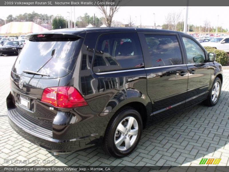 Nocturne Black Metallic / Gobi Beige 2009 Volkswagen Routan SE
