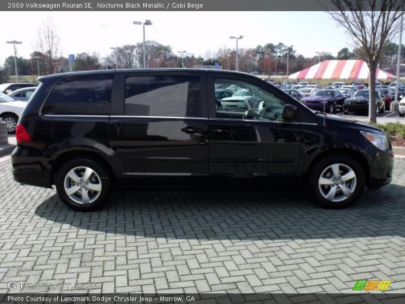 Nocturne Black Metallic / Gobi Beige 2009 Volkswagen Routan SE