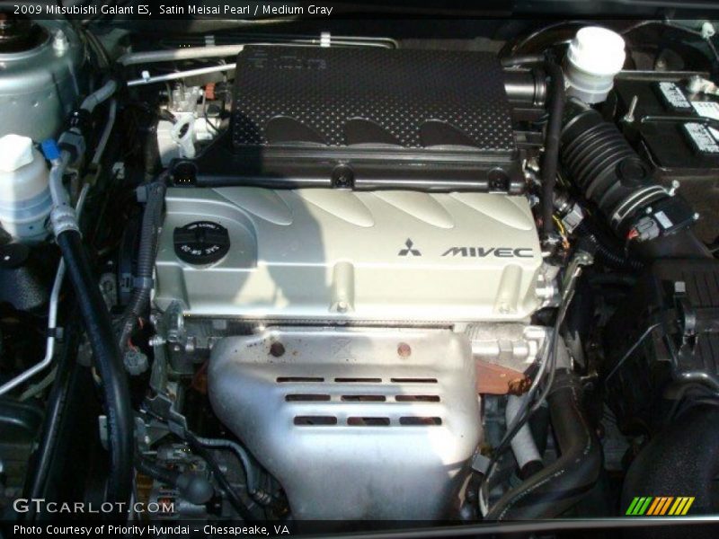 Satin Meisai Pearl / Medium Gray 2009 Mitsubishi Galant ES