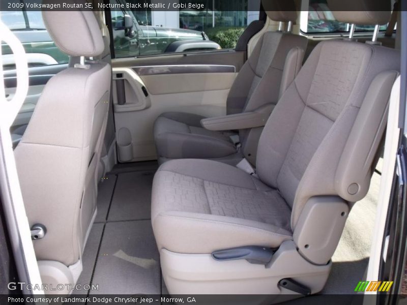 Nocturne Black Metallic / Gobi Beige 2009 Volkswagen Routan SE