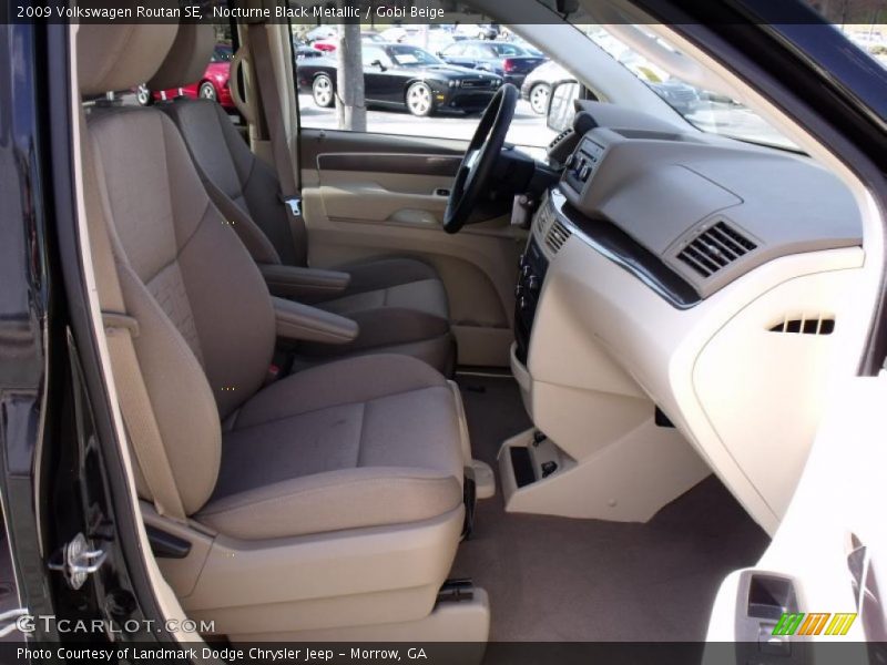 Nocturne Black Metallic / Gobi Beige 2009 Volkswagen Routan SE