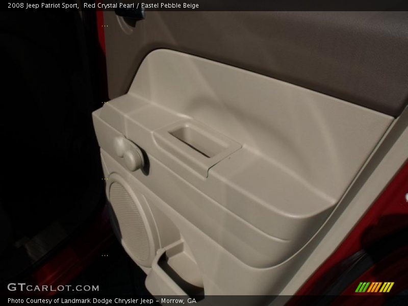 Red Crystal Pearl / Pastel Pebble Beige 2008 Jeep Patriot Sport