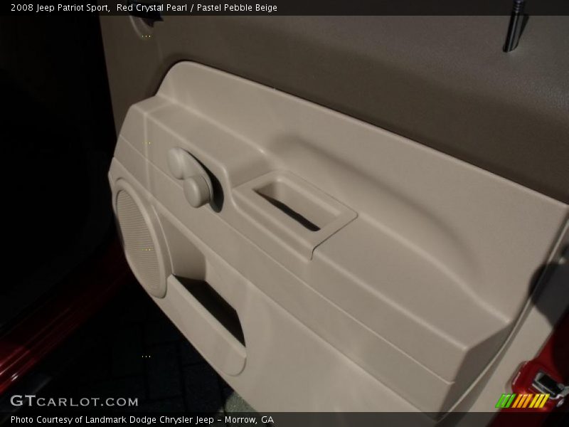 Red Crystal Pearl / Pastel Pebble Beige 2008 Jeep Patriot Sport