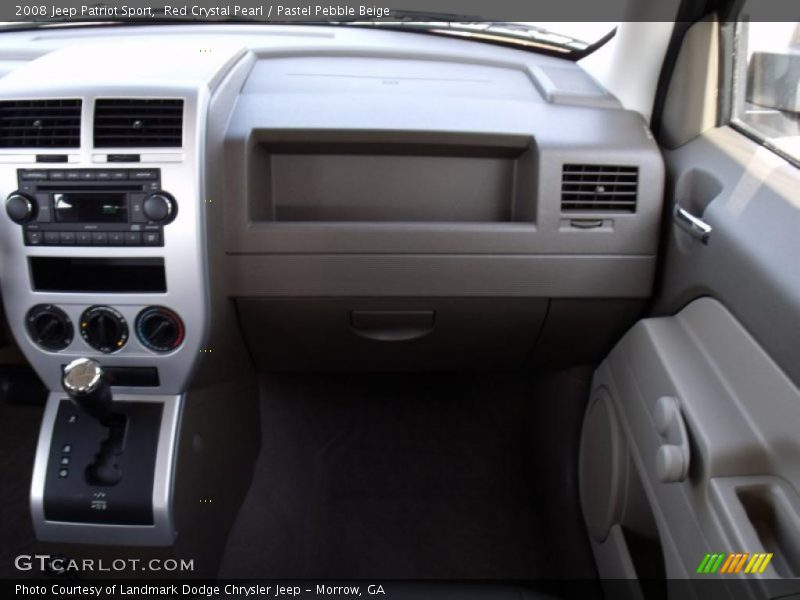 Red Crystal Pearl / Pastel Pebble Beige 2008 Jeep Patriot Sport