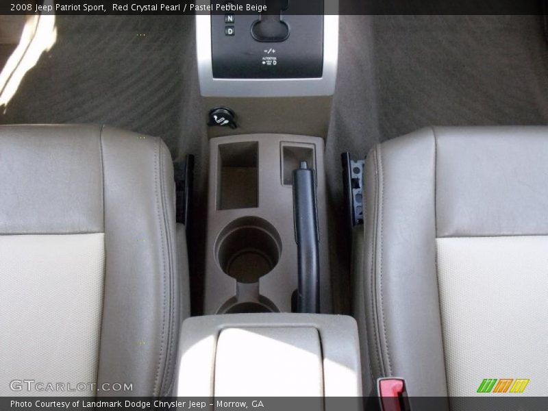 Red Crystal Pearl / Pastel Pebble Beige 2008 Jeep Patriot Sport
