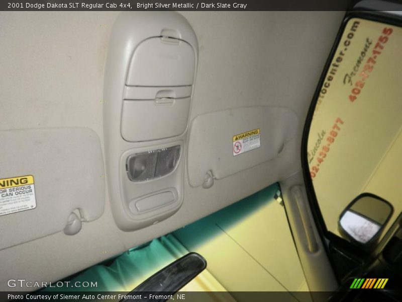 Bright Silver Metallic / Dark Slate Gray 2001 Dodge Dakota SLT Regular Cab 4x4