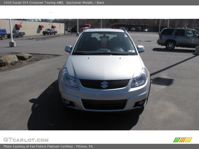 Quicksilver Metallic / Black 2009 Suzuki SX4 Crossover Touring AWD
