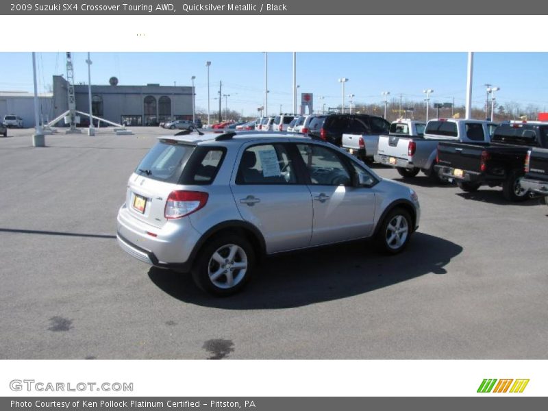 Quicksilver Metallic / Black 2009 Suzuki SX4 Crossover Touring AWD