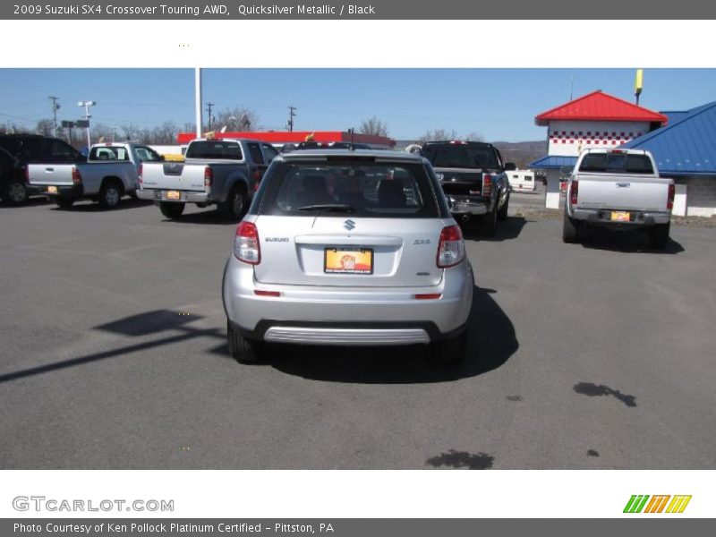 Quicksilver Metallic / Black 2009 Suzuki SX4 Crossover Touring AWD