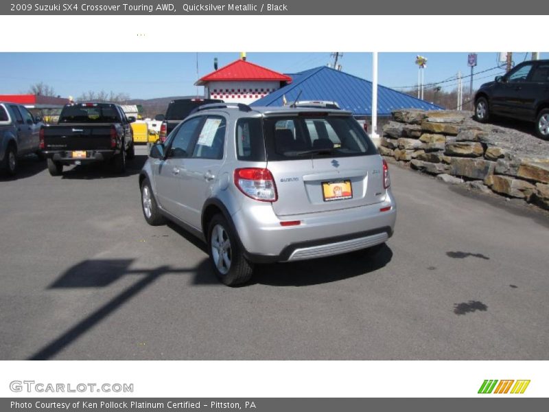 Quicksilver Metallic / Black 2009 Suzuki SX4 Crossover Touring AWD