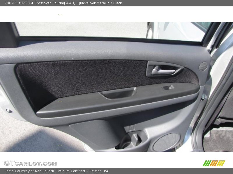 Quicksilver Metallic / Black 2009 Suzuki SX4 Crossover Touring AWD