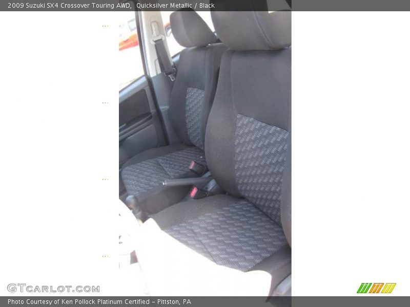 Quicksilver Metallic / Black 2009 Suzuki SX4 Crossover Touring AWD