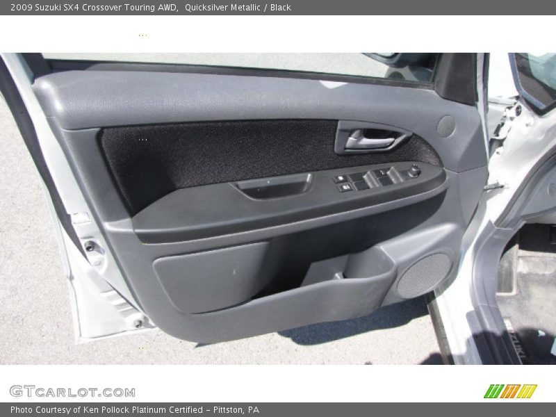 Quicksilver Metallic / Black 2009 Suzuki SX4 Crossover Touring AWD