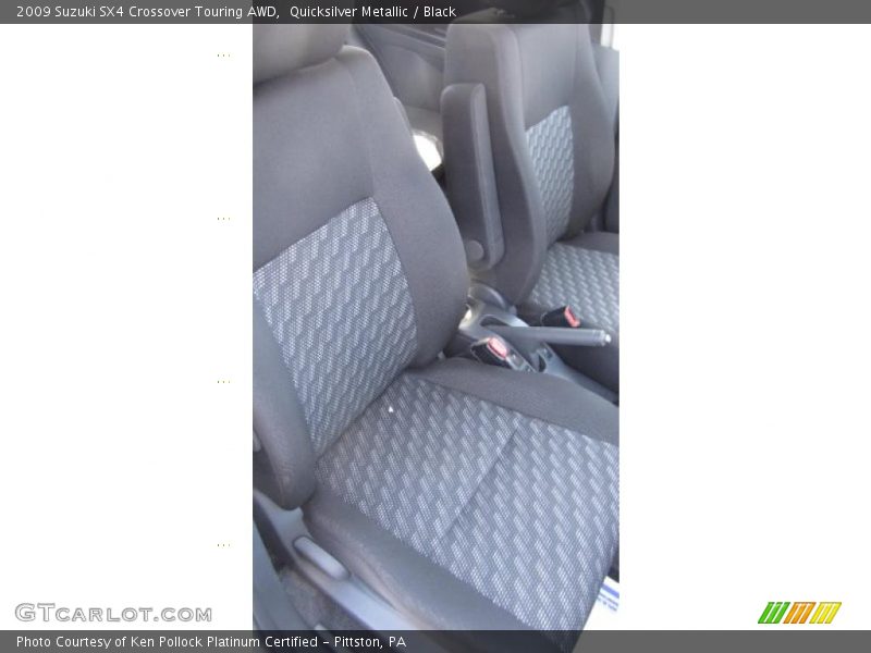 Quicksilver Metallic / Black 2009 Suzuki SX4 Crossover Touring AWD