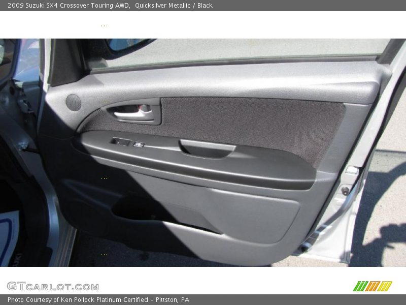 Quicksilver Metallic / Black 2009 Suzuki SX4 Crossover Touring AWD