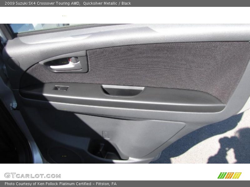 Quicksilver Metallic / Black 2009 Suzuki SX4 Crossover Touring AWD