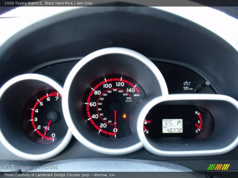 Black Sand Mica / Ash Gray 2009 Toyota Matrix S