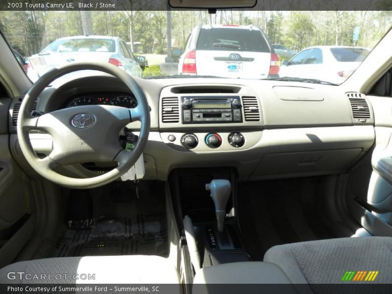 Black / Stone 2003 Toyota Camry LE