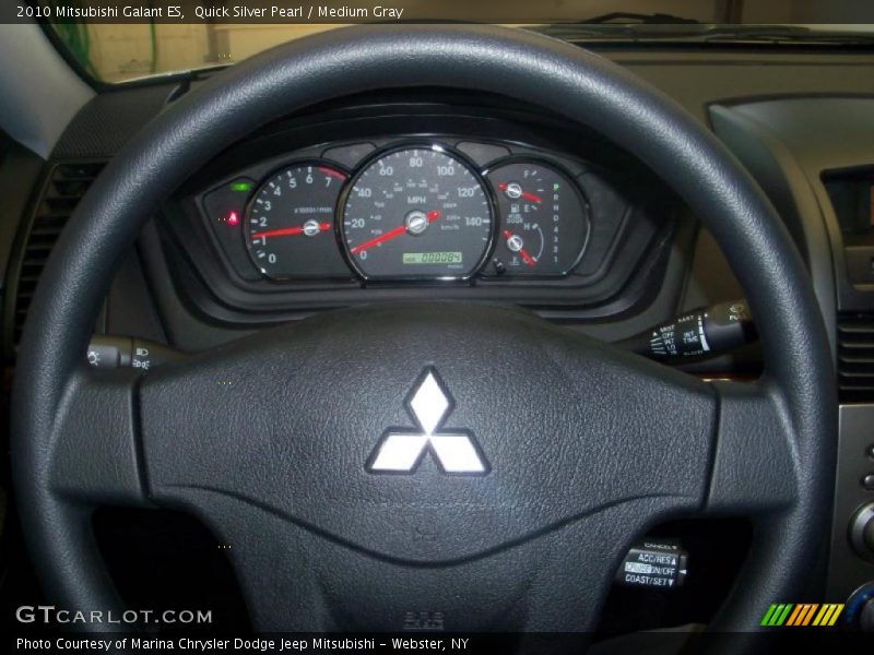 Quick Silver Pearl / Medium Gray 2010 Mitsubishi Galant ES