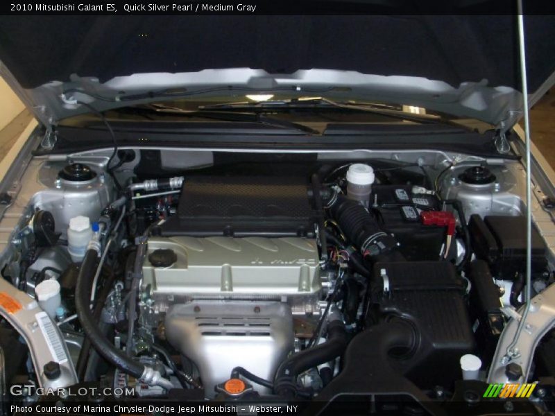 Quick Silver Pearl / Medium Gray 2010 Mitsubishi Galant ES