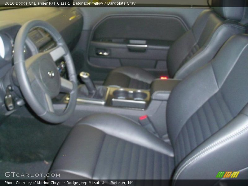 Detonator Yellow / Dark Slate Gray 2010 Dodge Challenger R/T Classic