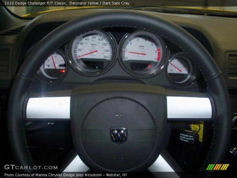 Detonator Yellow / Dark Slate Gray 2010 Dodge Challenger R/T Classic