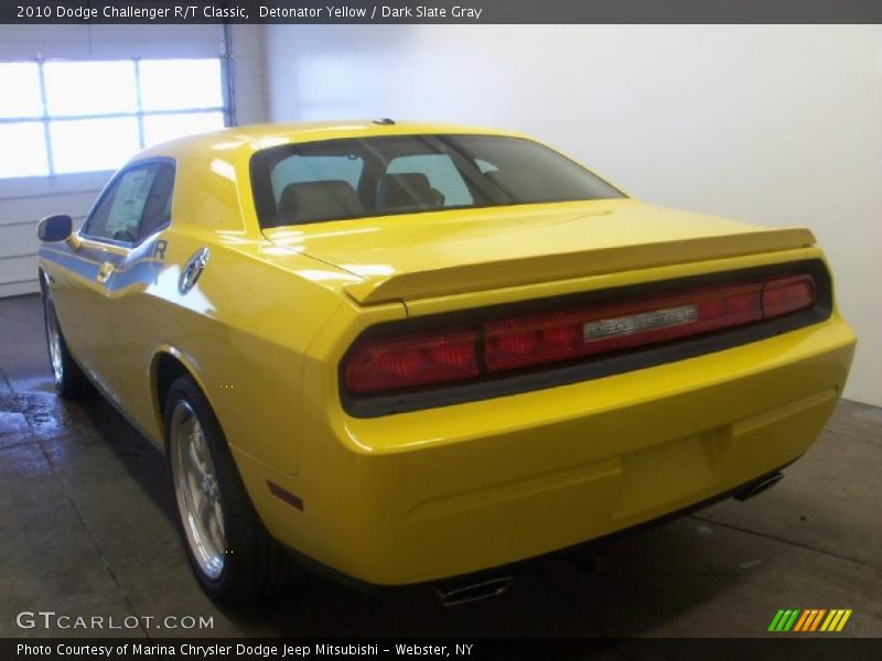 Detonator Yellow / Dark Slate Gray 2010 Dodge Challenger R/T Classic