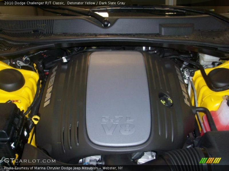 Detonator Yellow / Dark Slate Gray 2010 Dodge Challenger R/T Classic