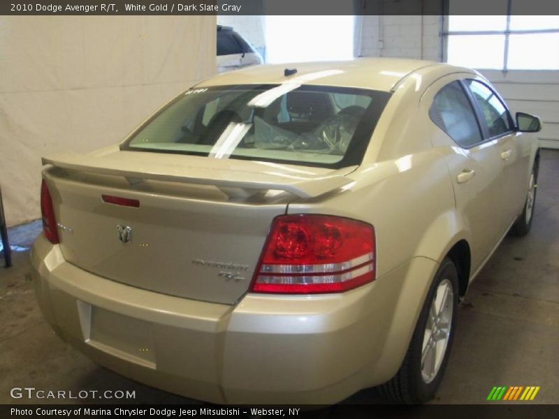 White Gold / Dark Slate Gray 2010 Dodge Avenger R/T