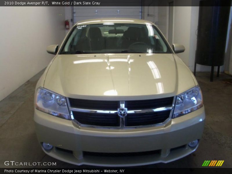 White Gold / Dark Slate Gray 2010 Dodge Avenger R/T