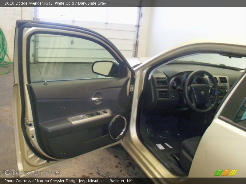 White Gold / Dark Slate Gray 2010 Dodge Avenger R/T