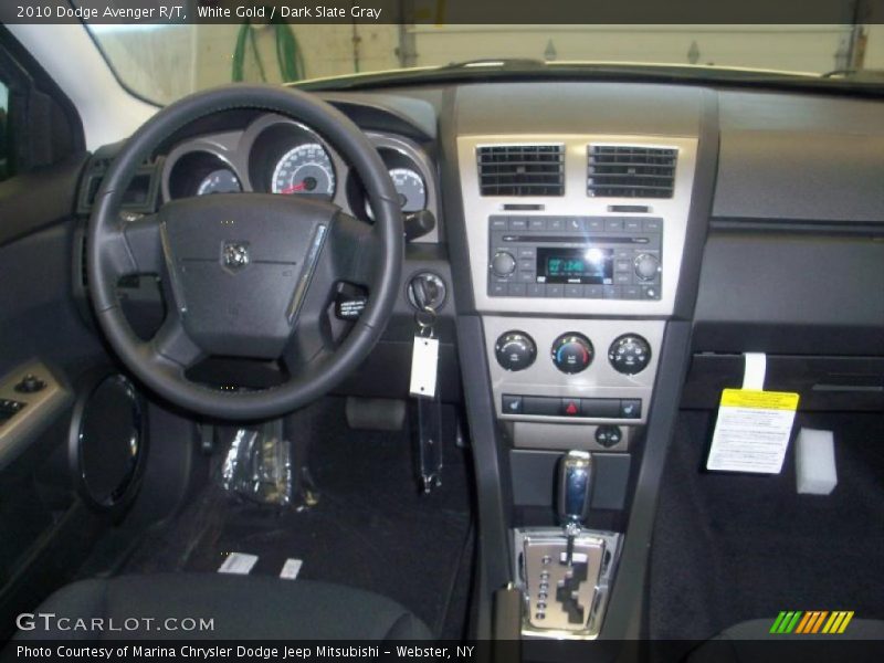 White Gold / Dark Slate Gray 2010 Dodge Avenger R/T