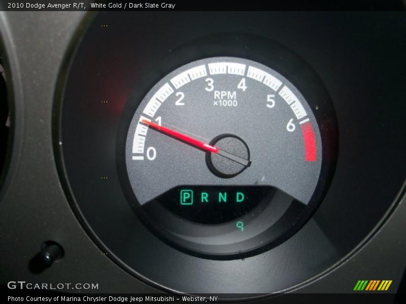 White Gold / Dark Slate Gray 2010 Dodge Avenger R/T