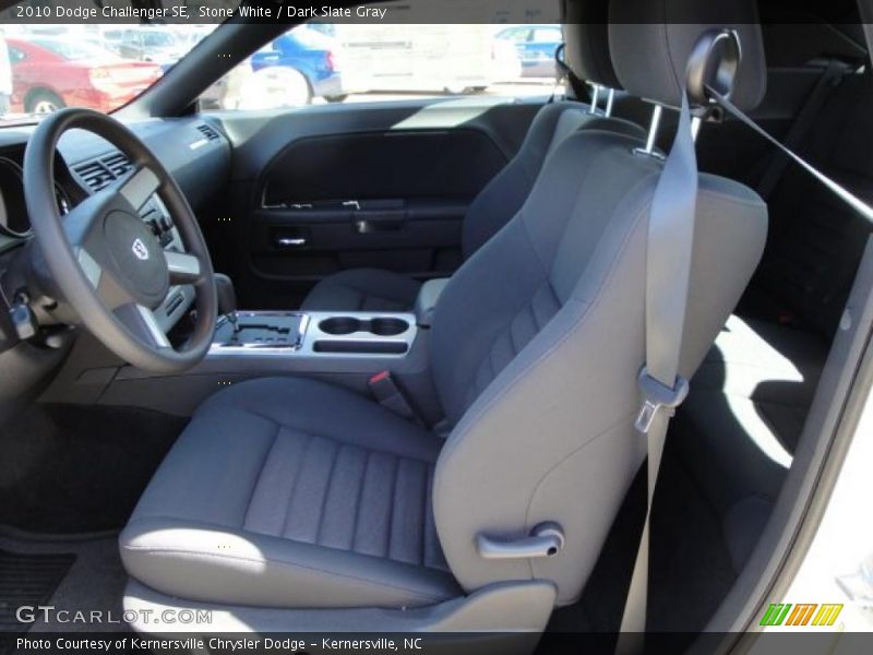 Stone White / Dark Slate Gray 2010 Dodge Challenger SE